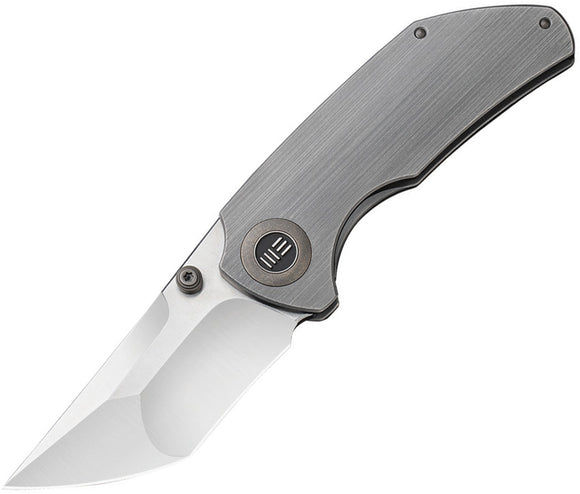 WE KNIVES WE2103A THUG FRAMELOCK HAND RUBBED TI HANDLE CPM-20CV FOLDING KNIFE.