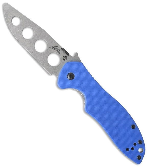 KERSHAW EMERSON 6034 TRAINER E-TRAIN WITH WAVE OPENING PLAIN EDGE FOLDING KNIFE.