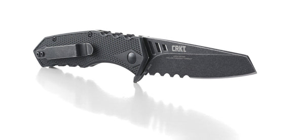 RUGER KNIVES R1706K FOLLOW-THROUGH COMPACT MOD DROP COMBO EDGE FOLDING KNIFE.