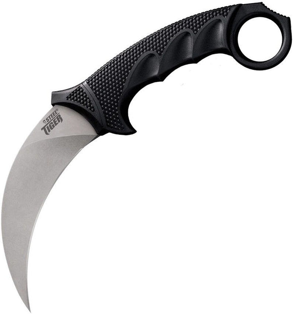 COLD STEEL 49KST STEEL TIGER FIXED BLADE KNIFE WITH SHEATH
