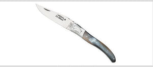 LAGUIOLE R DAVID KNIVES RD0001P 4 3/4" BLADE HORN HANDLE FOLDING KNIFE.