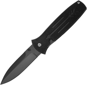 ONTARIO 9101 ON9101 DOZIER ARROW BLACK BLADE PLAIN EDGE FOLDING KNIFE