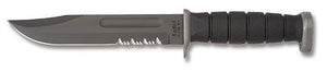 KABAR 1281 D2 EXTREME UTILITY COMBO EDGE FIXED BLADE KNIFE WITH CORDURA SHEATH