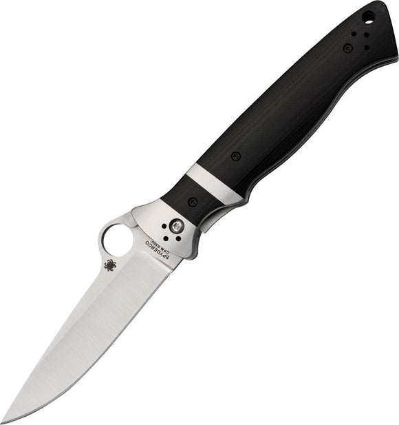 Spyderco c149gp vallotton cpm-s30v blade steel sub-hilt plain edge folding knife