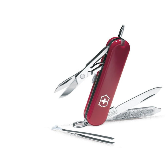 SWISS ARMY VICTORINOX 54091 0.6225-033-X1 SIGNATURE RED MULTI FUNCTION KNIFE