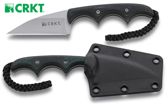 CRKT 2385 FOLTS MINIMALIST FIXED BLADE NECK CARRY KNIFE.