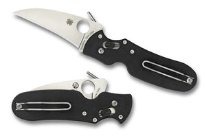 Spyderco c103gp p'kal pkal cpms30v blade steel plain edge folding knife.