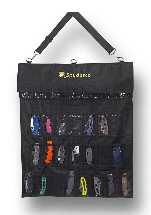 Spyderco sp1 spyderpac large storage pack for all spyderco knives.