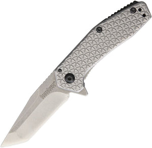 KERSHAW 1324 CATHODE ASSISTED OPENING 4CR14 STEEL TANTO POINT FOLDING KNIFE.