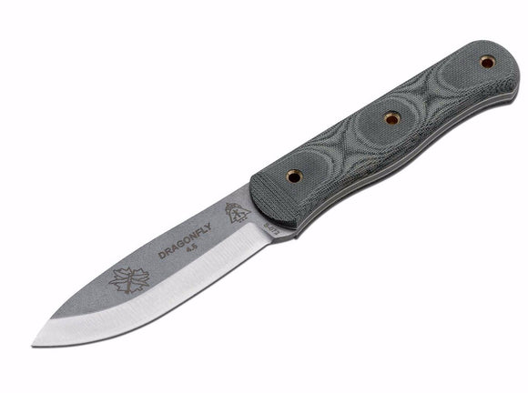 TOPS TPDFLY45 TOPS DRAGONFLY 4.5 FIXED BLADE KNIFE WITH SHEATH