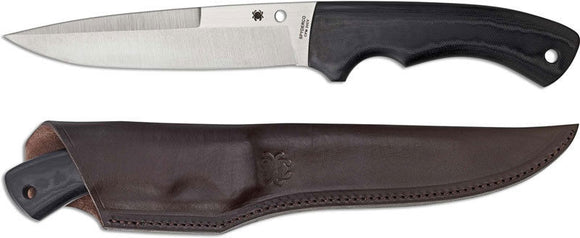 Spyderco Fb39gp Sustain Ackerman Cpm 20cv Steel Fixed Blade Knife With Sheath