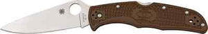 Spyderco C10fpbn Endura Flat Ground Folding Knife Brown