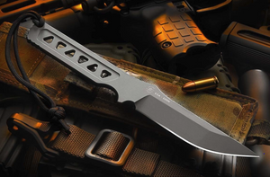 SPARTAN BLADE SB39 FORMIDO BLACK S35VN STEEL LIGHT WEIGHT FIXED BLADE KNIFE.