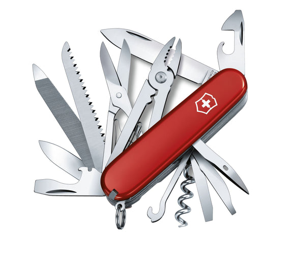 SWISS ARMY VICTORINOX 1.3773-X2 HANDYMAN RED MULTI FUNCTION POCKET KNIFE.